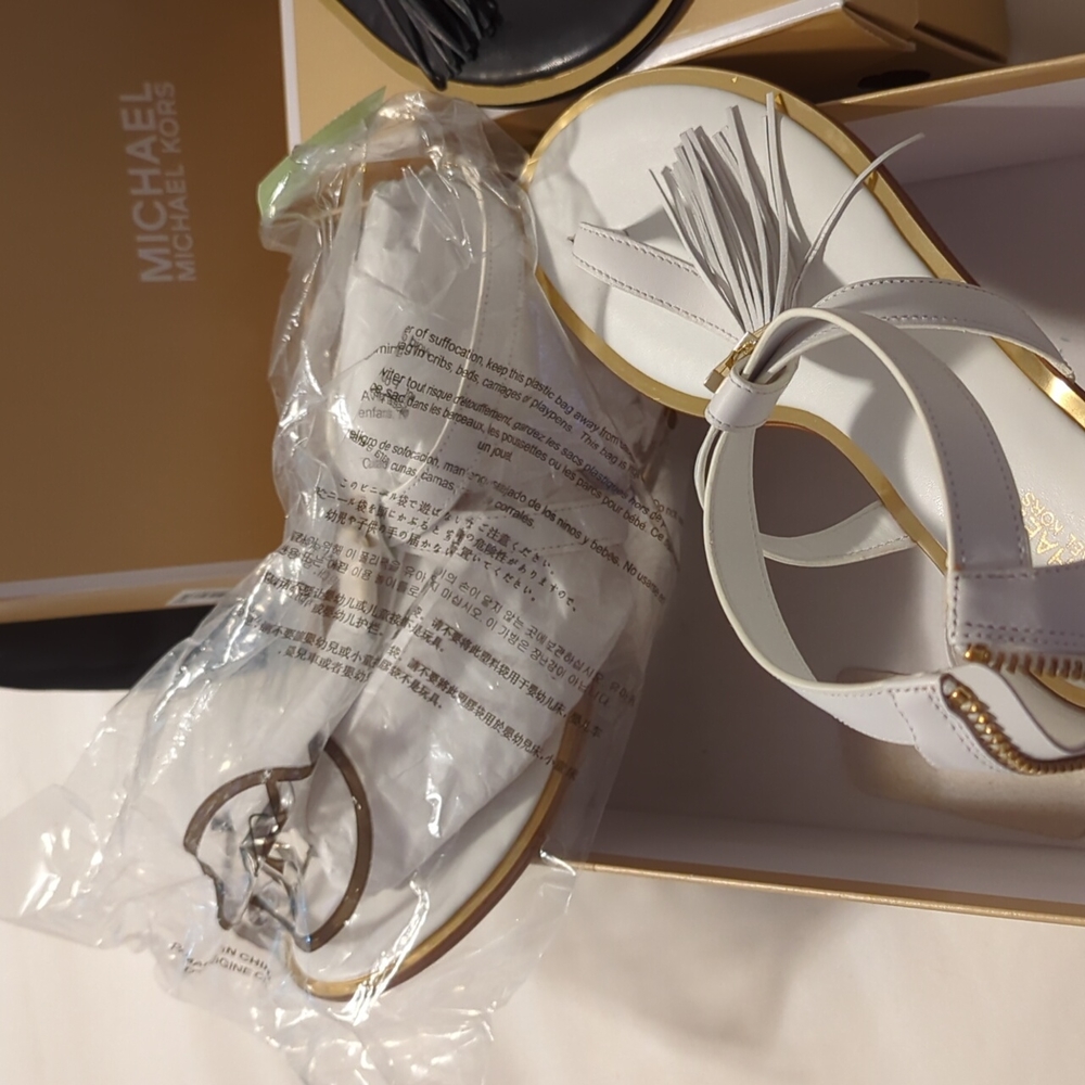 White MC Brand New Sandles